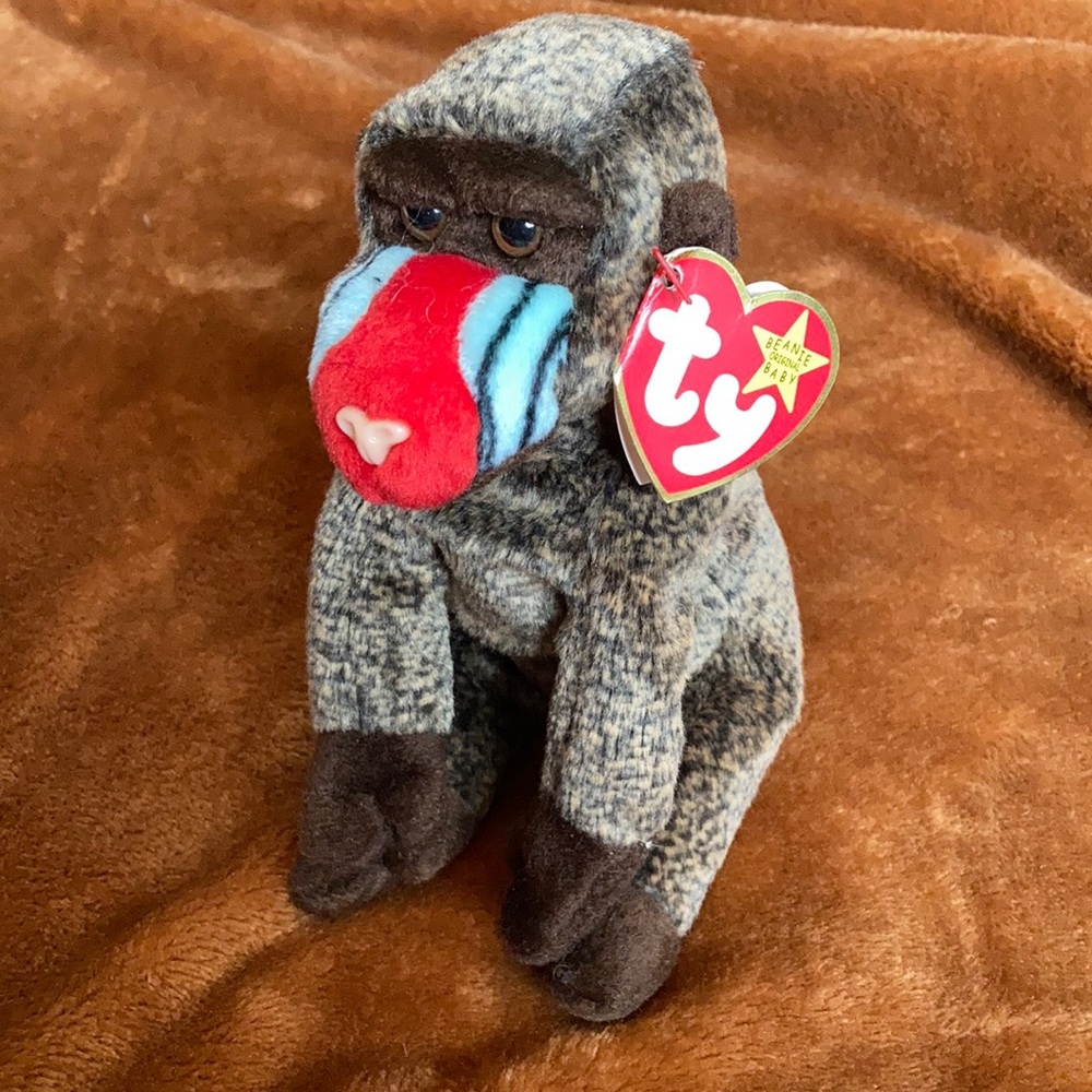 ❤️Ty Baboon Beanie Baby